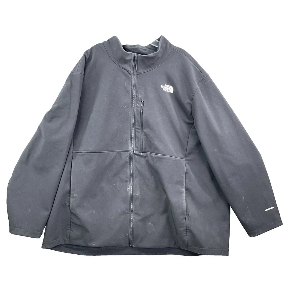 North Face Windwall Softshell Jacket Men 4X Fleece Outdoor Performance Camp Hike